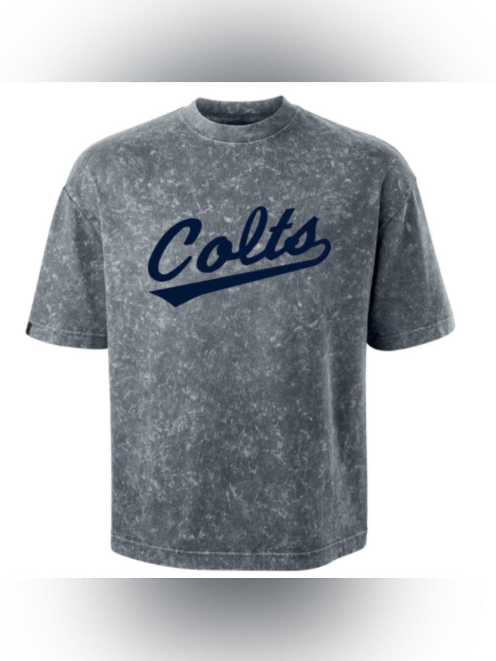 EvoShield Colts Acid Wash Boxy Tee NWT Unisex Baseball Shirt L